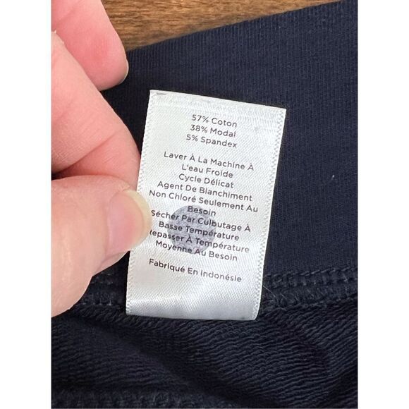 T by Talbots, Everyday causal pants, navy blue, cropped, size XLp - Picture 7 of 11